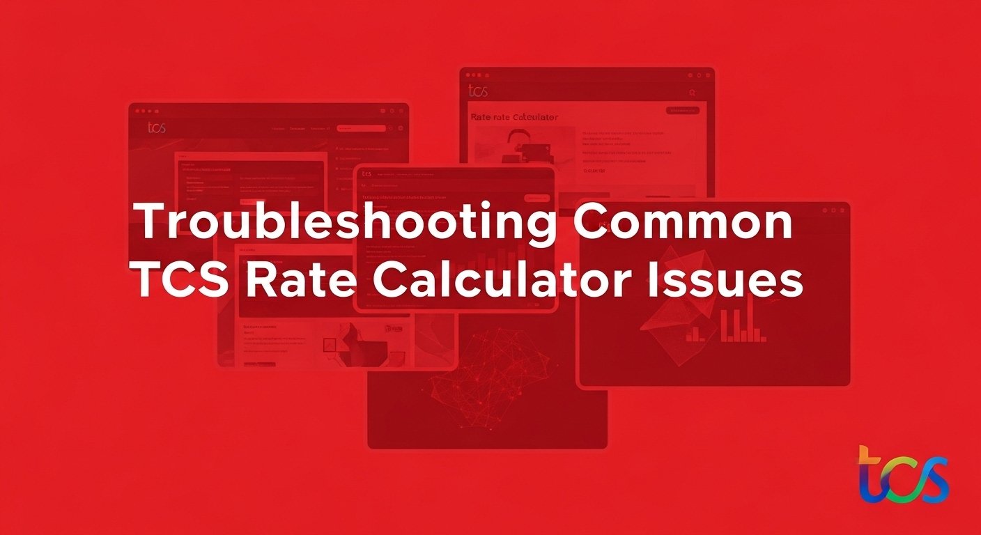 Troubleshooting Common TCS Rate Calculator Issues